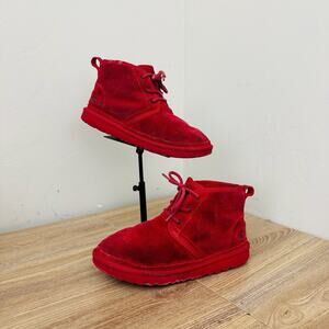 Ugg Neumal Chukka Red Suede Boots Women’s Size 5